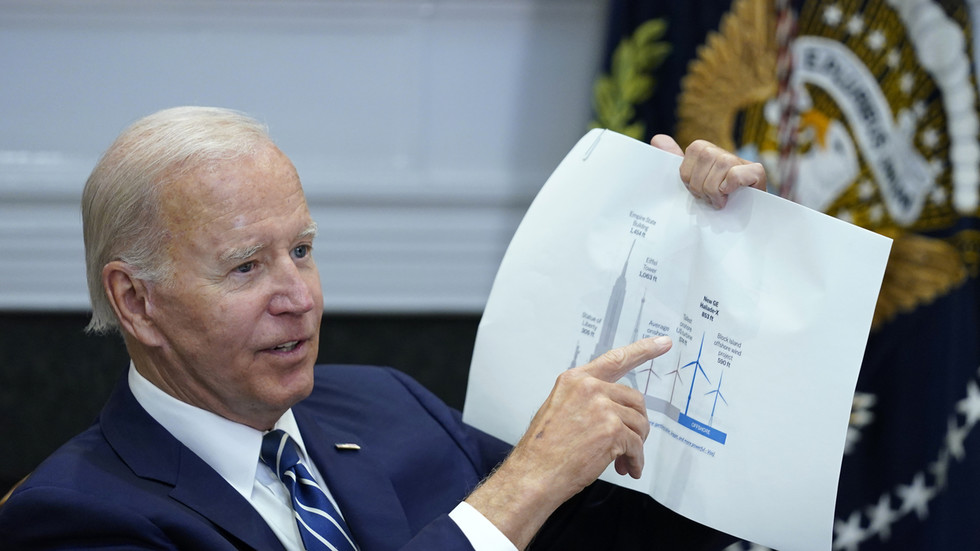 Biden expõe ‘folha de dicas’ a repórteres — RT World News