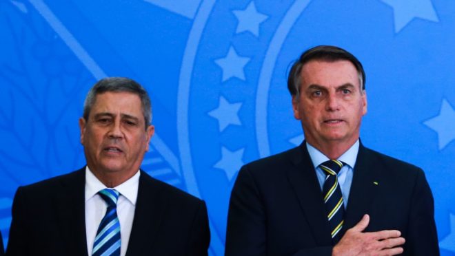 Bolsonaro diz que deve anunciar Braga Netto como seu candidato a vice