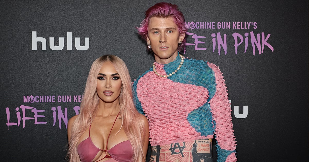 Megan Fox e MGK’s Pink Outfits na Life in Pink Premiere