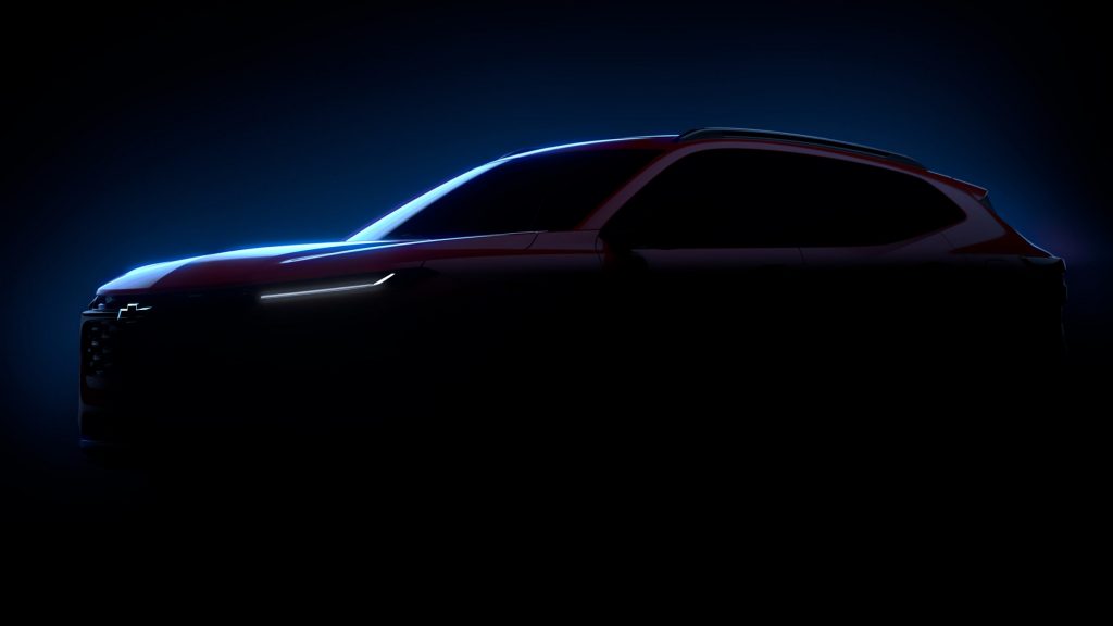 O novo Chevrolet Seeker acaba de ter novo teaser divulgado.  O SUV será lançado no dia 28 de julho, em Xangai, na China