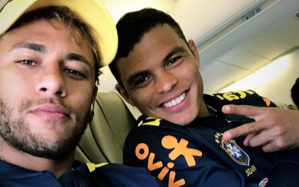 Neymar e Thiago Silva