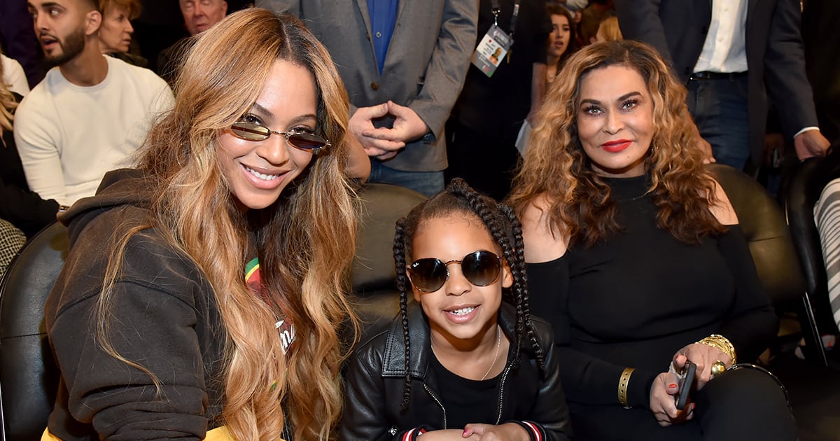 Tina Knowles-Lawson na moda de Blue Ivy e Rumi Carter