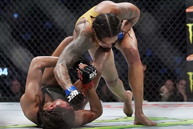 Assista aos melhores momentos da luta Amanda Nunes x Julianna Peña no UFC 277 em Dallas (EUA) Foto - Getty Images