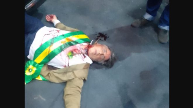 Globo nega participação na produção de vídeo que simula morte de Bolsonaro