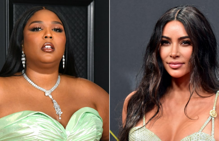 Lizzo usa macacão de fita adesiva da Balenciaga