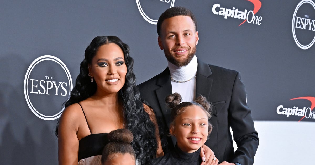 Roupa Balenciaga de Riley Curry no ESPYs com sua família