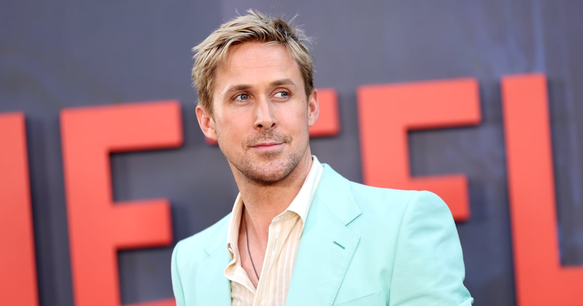 Ryan Gosling usa terno Mint Gucci na estreia de The Grey Man
