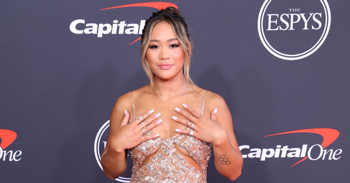 Vestido de prata de Suni Lee no ESPY Awards 2022