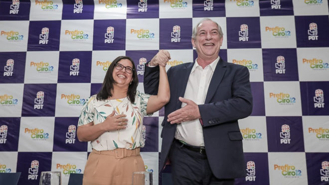 Ciro Gomes anuncia vice-prefeita de Salvador como candidata na chapa