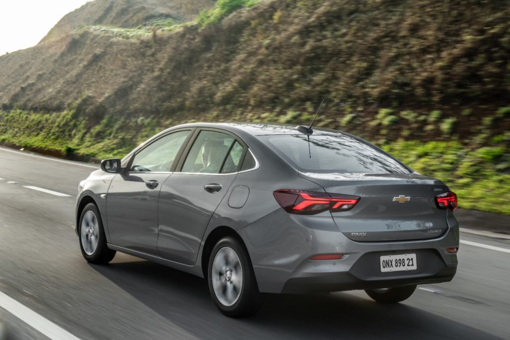 O Chevrolet Onix Plus mais do que dobrou o número de vendas entre junho e julho.  Durante o ano já são mais de 35 mil emplacamentos