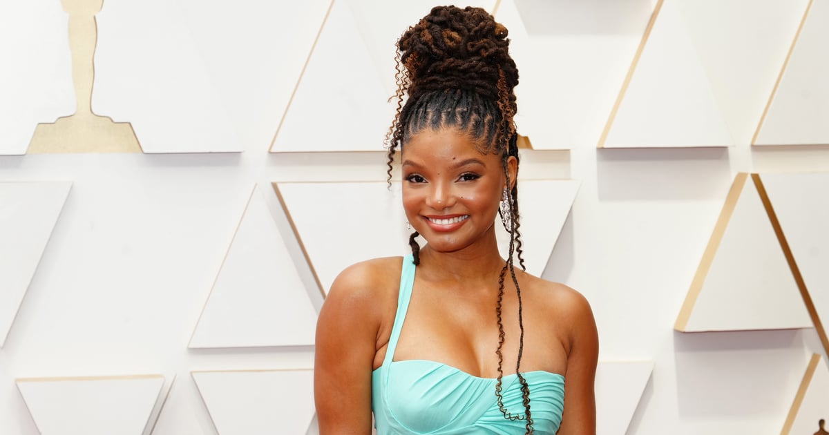 A capa de variedades de Halle Bailey faz um aceno para a Pequena Sereia