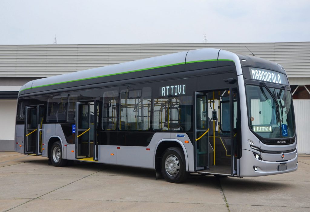 Até fim do ano 30 do ônibus elétrico da Marcopolo o unidades de atenção