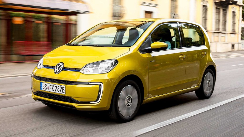 O VW e-up!  começa a ser vendido na América Latina.  O carro tem 260 km de alcance e 83 cv de potência