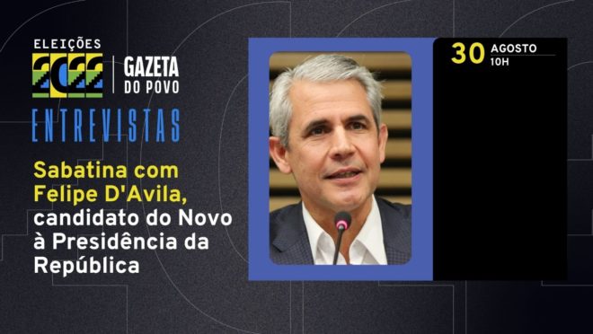 Felipe D’Avila é entrevistado pela Gazeta do Povo; acompanhe