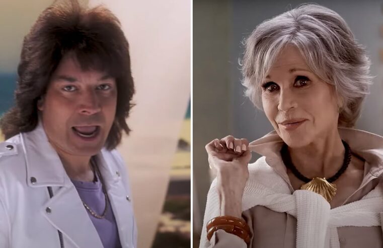 Assista Jimmy Fallon e Jane Fonda’s Coastal-Grandma Tribute