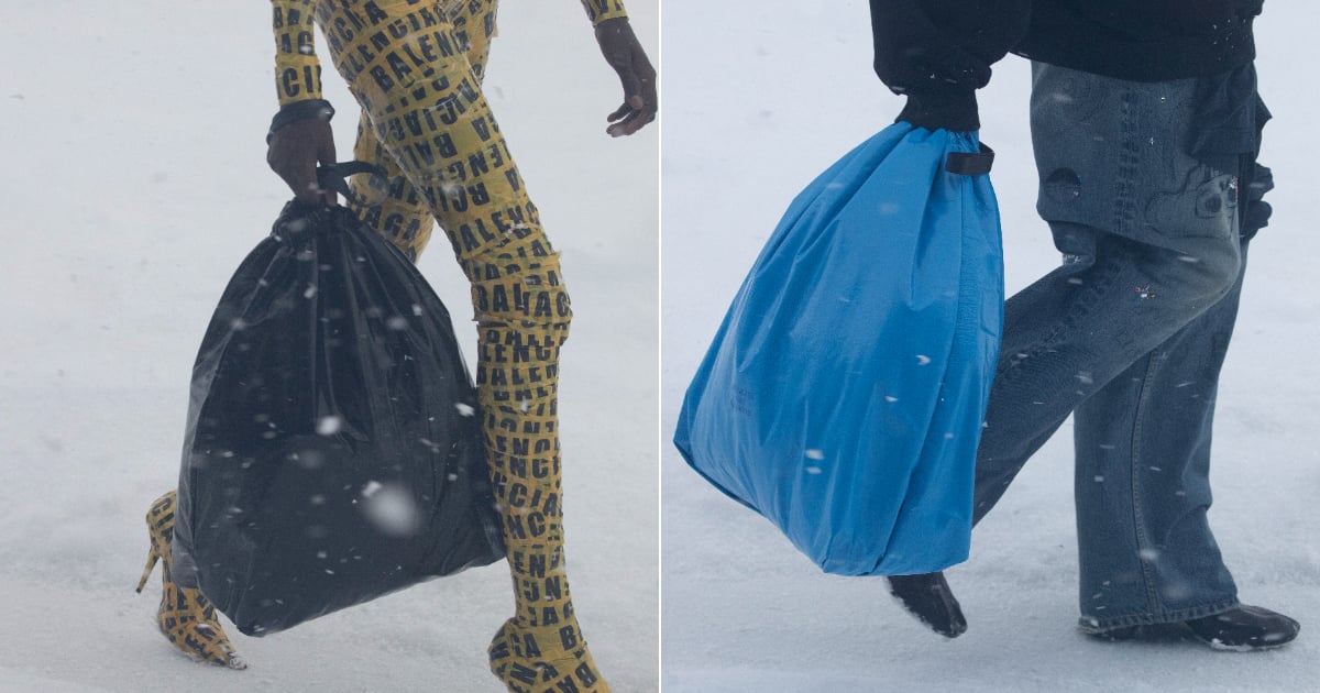 Bolsa de lixo da Balenciaga inspira reações nas redes sociais