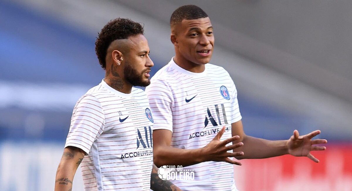 Briga entre Neymar e Mbappé teve intervenção por estrela inesperada. (Foto: Reprodução)