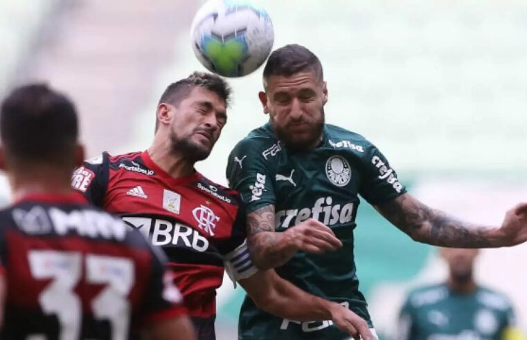 Flamengo não chega tão próximo do Palmeiras há quase três meses