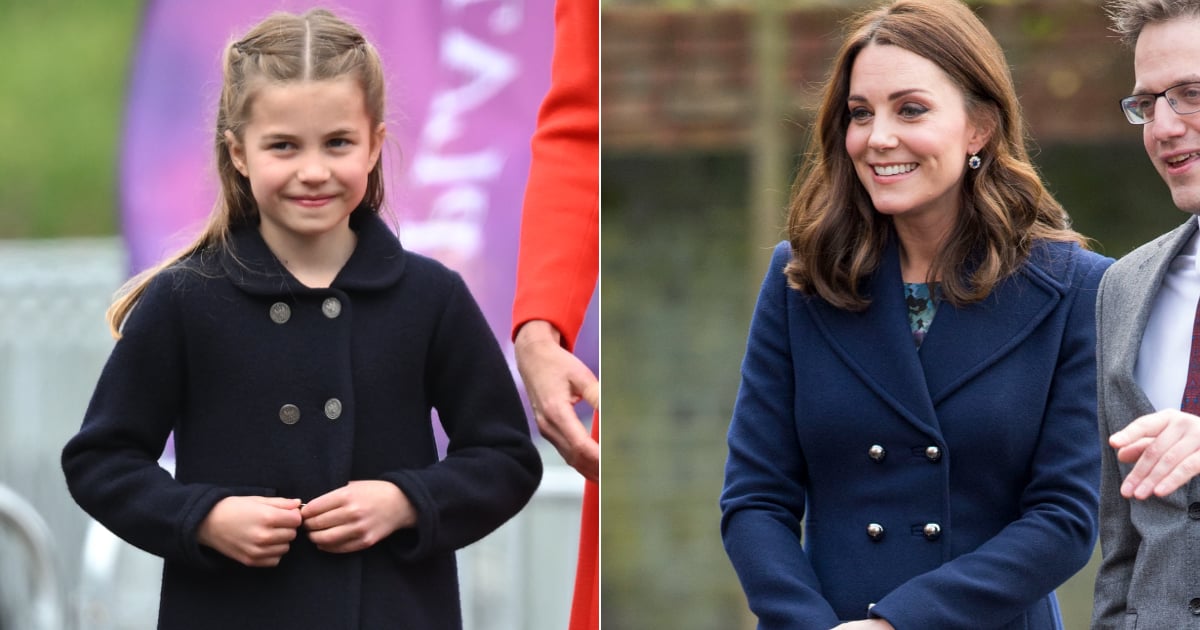 Princesa Charlotte usa bolinhas marinhas como Kate Middleton