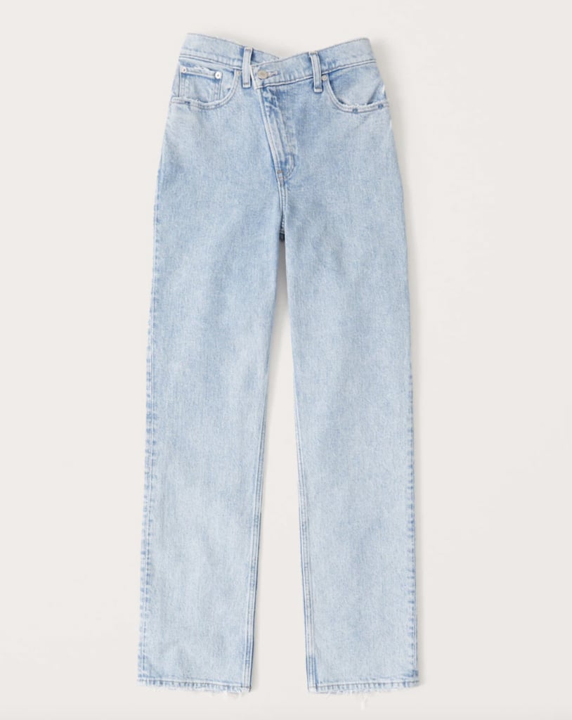 Jeans reto Abercrombie & Fitch Ultra High-Rise anos 90