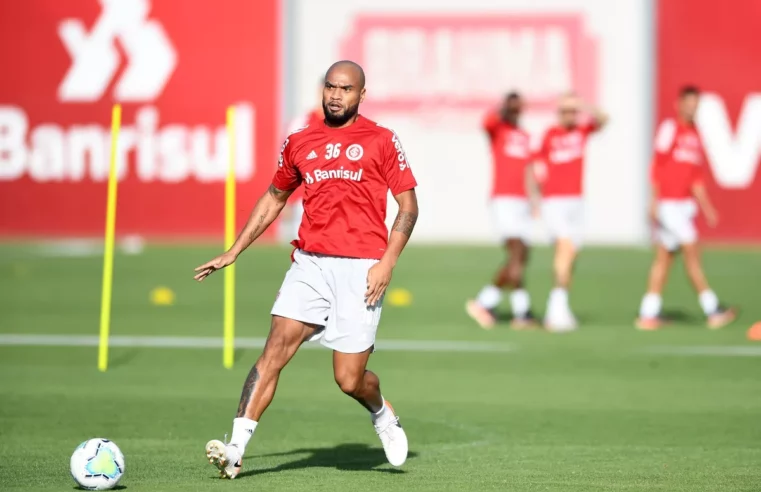 Rodrigo Moledo está voltando a treinar com os colegas de Inter