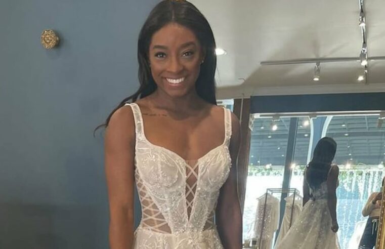 Simone Biles vai usar 2 vestidos de noiva Galia Lahav