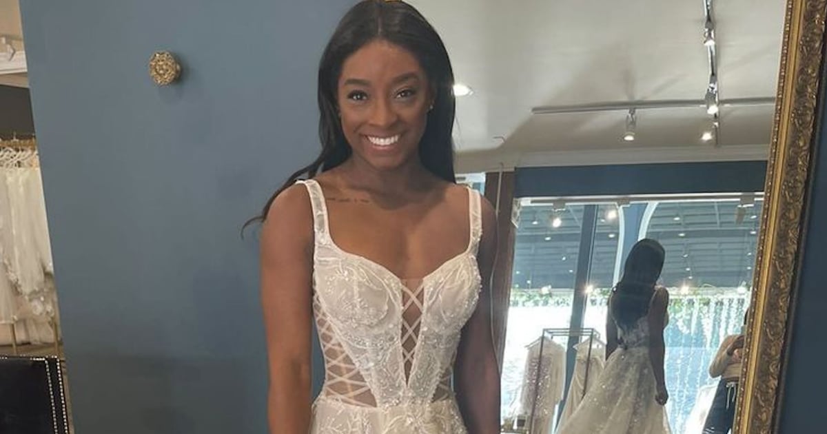 Simone Biles vai usar 2 vestidos de noiva Galia Lahav