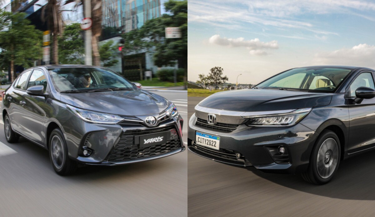 Toyota Yaris ou Honda City: com qual sedã ficar?