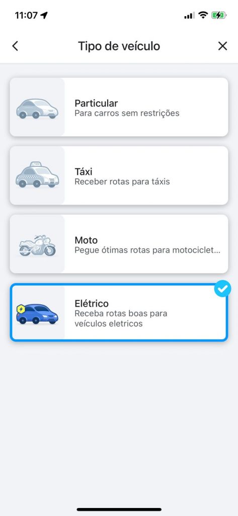 Waze disponibiliza novas funcionalidades para carros elétricos