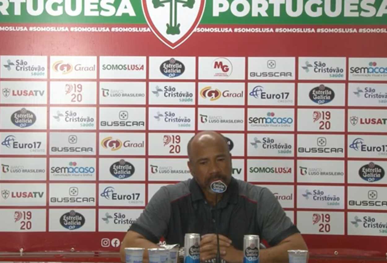 Após empate, Sérgio Soares vê evolução da Portuguesa