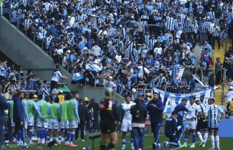 BOMBA! STJD pune e Grêmio perde três mandos de campo devido a confusão no jogo contra o Cruzeiro