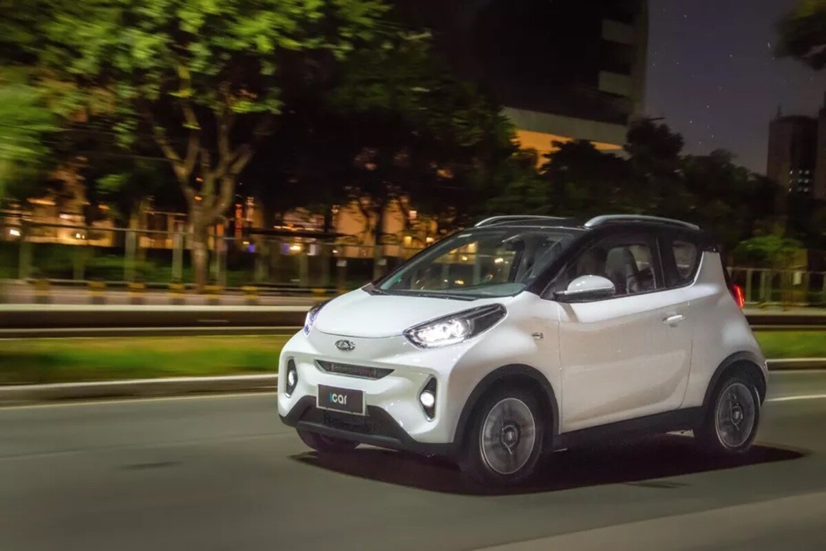 Caoa Chery iCar foi o carro elétrico mais vendido no Brasil em agosto