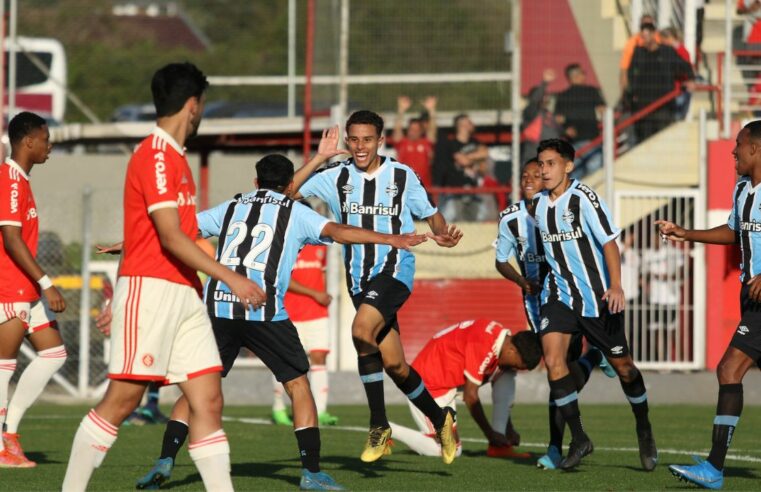 Guris passeiam e time sub-17 do Grêmio aplica 3×0 no Inter