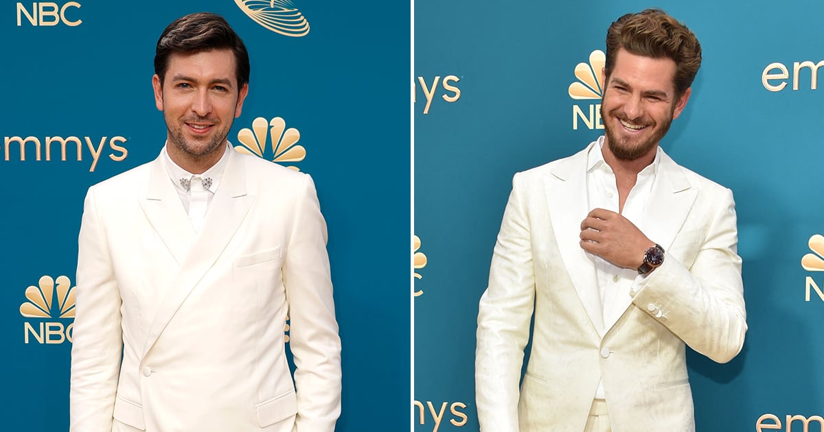 Homens mais bem vestidos de terno branco no Emmy 2022