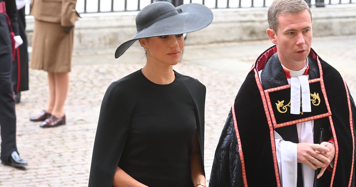 Look fúnebre de Meghan Markle homenageia a rainha Elizabeth II