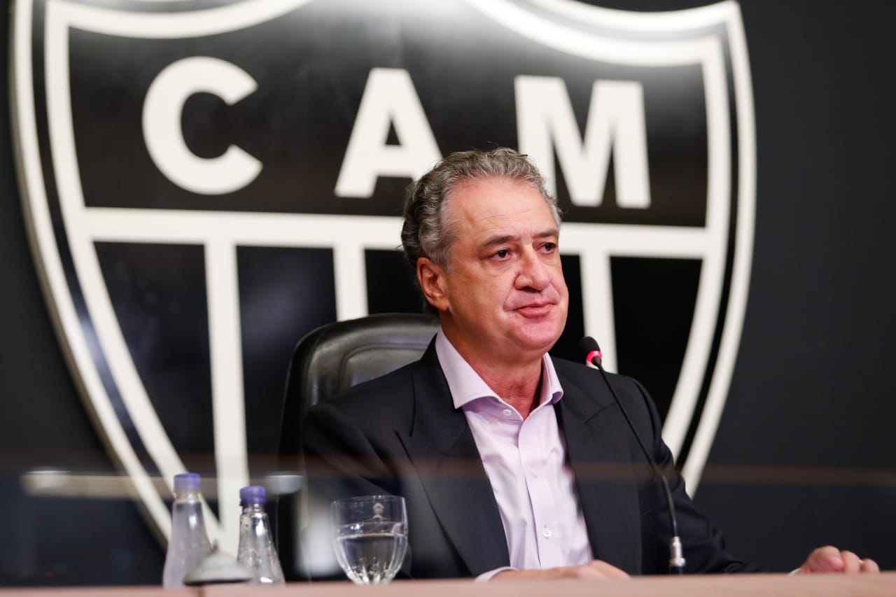 Presidente do Galo reafirma o papel de líder do Forte Futebol e bate de frente com Libra