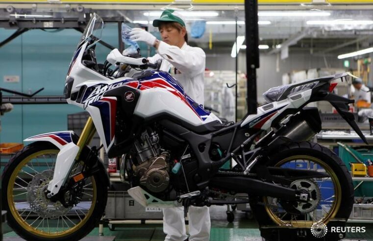 Produção de motos sobe 17,9% em agosto, maior volume em 100 meses Por Estadão Conteúdo