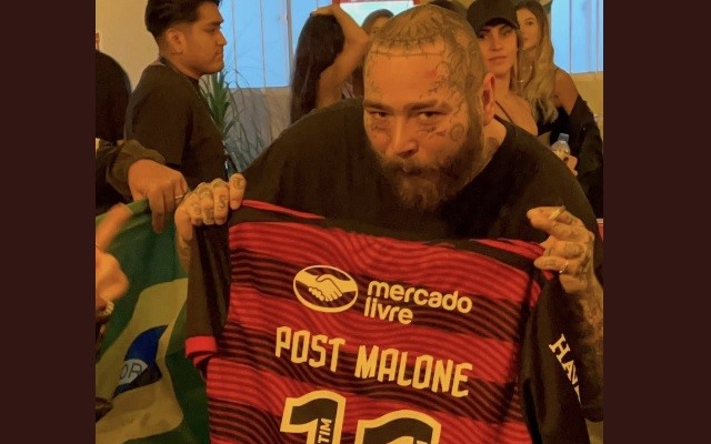 Rapper Post Malone veste camisa do Flamengo no Rock in Rio – Flamengo – Notícias e jogo do Flamengo