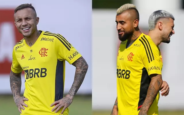 Titulares contra o Vélez, Vidal e Cebolinha buscam melhorar desempenho em torneios continentais em 2022 – Flamengo – Notícias e jogo do Flamengo