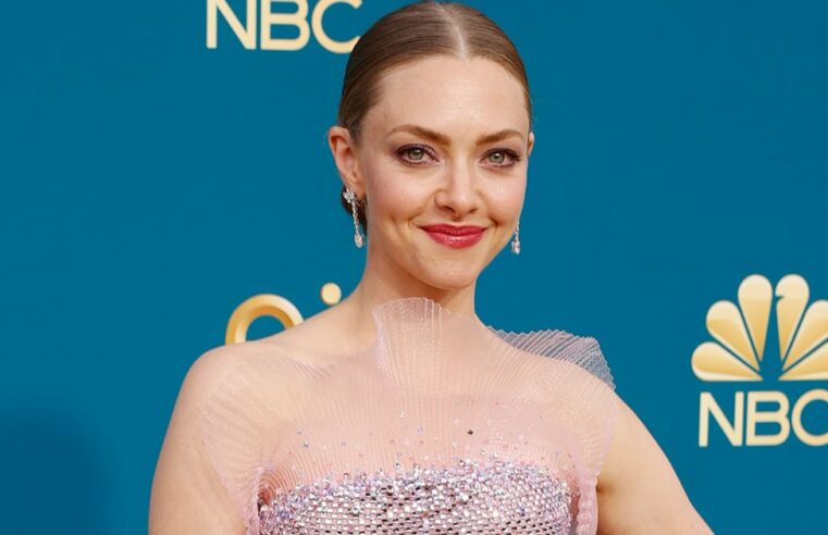 Vestido de sereia do Emmy de Amanda Seyfried |  Fotos