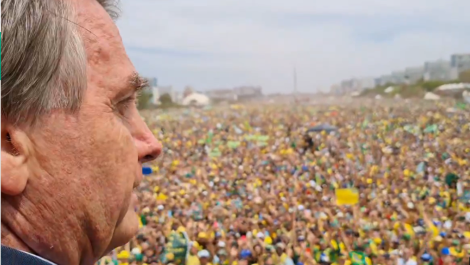 o que Bolsonaro disse na manifestação em Brasília