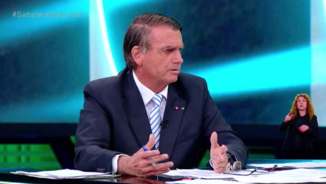 Como foi a entrevista de Jair Bolsonaro a SBT e CNN