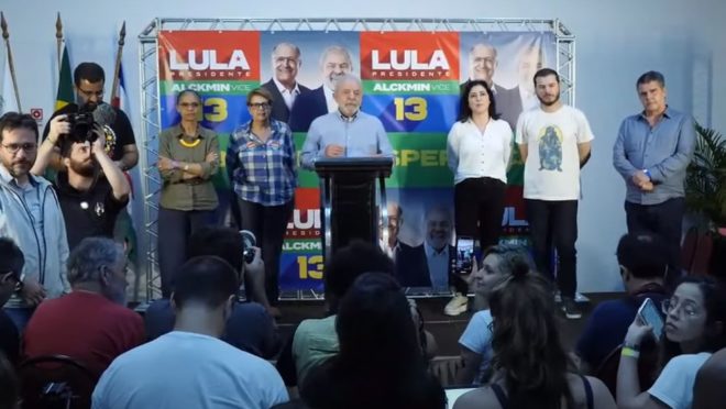 Lula faz campanha com Simone Tebet e Marina Silva por voto mineiro