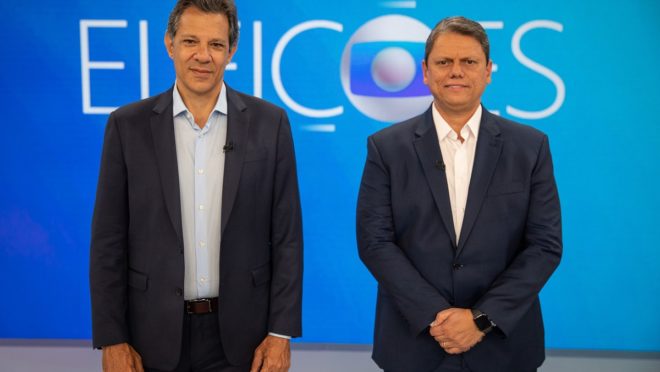 Como foi o debate entre Tarcísio e Haddad na TV Globo