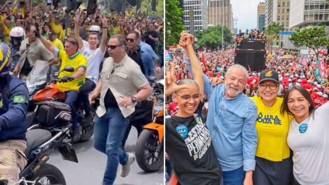 Como foi o último dia de campanha dos candidatos à presidência