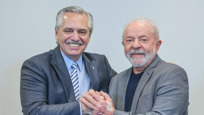 Lula se reúne com presidente argentino, Alberto Fernández