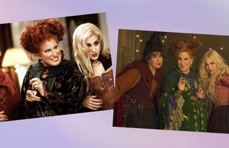 Compare os trajes de Hocus Pocus 2 com o primeiro filme de Hocus Pocus