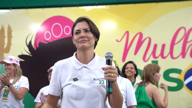Michelle se manifesta pela primeira vez após derrota de Bolsonaro