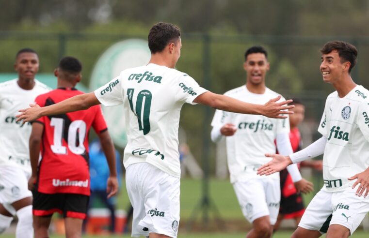 Outro título à vista? Verdão Sub-17 goleia Atlético-GO e se classifica às quartas de final do Brasileiro