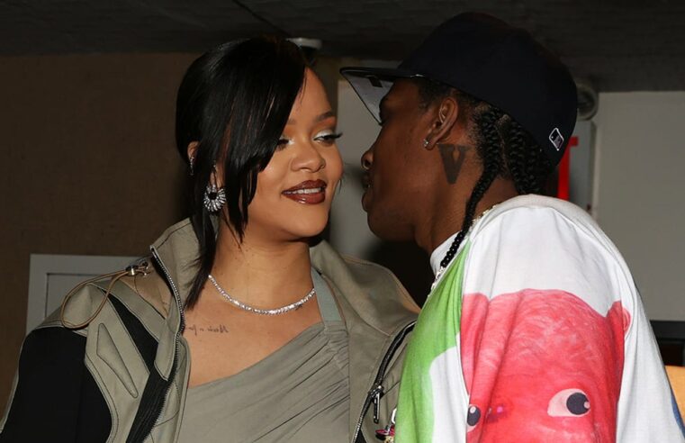 Vestido preto de Rihanna para o aniversário de A$AP Rocky